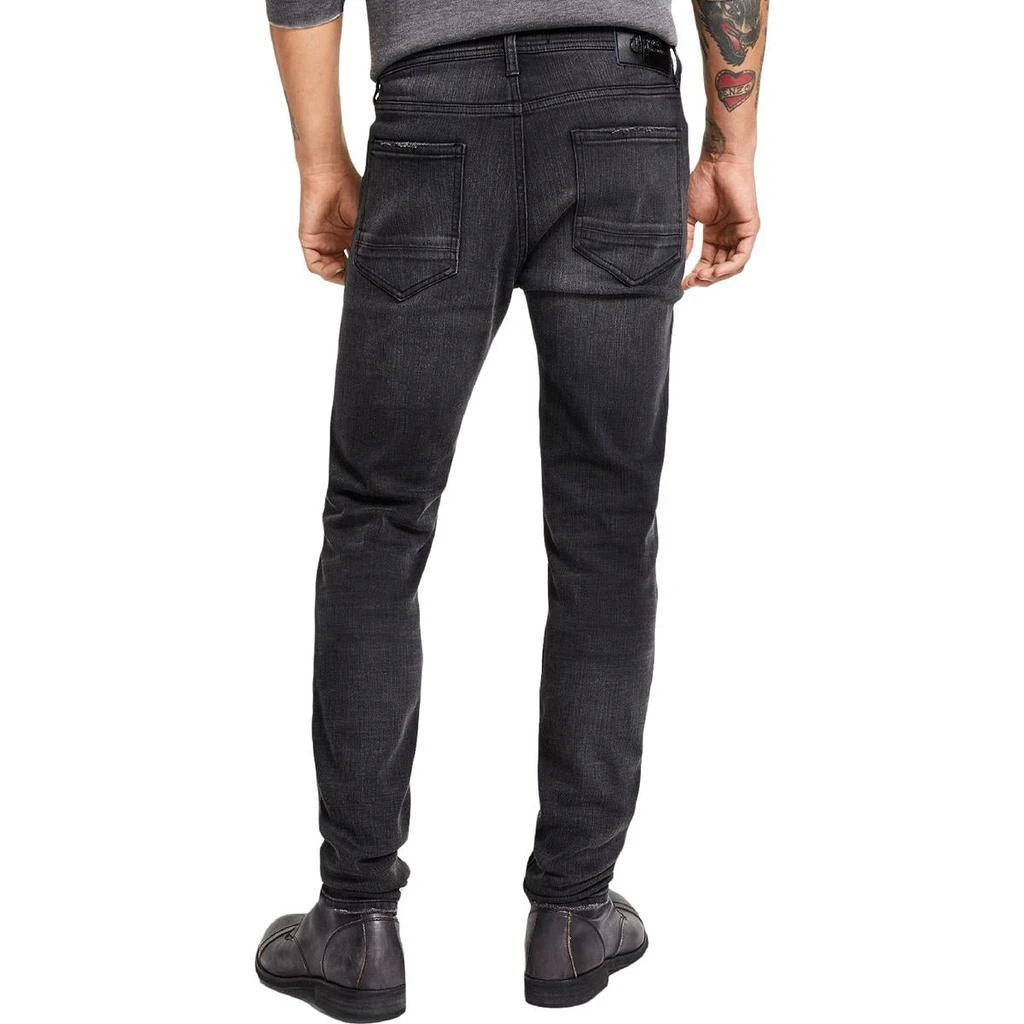 商品Heroes Motors|Mens Super SLim Distressed Slim Jeans,价格¥167,第2张图片详细描述