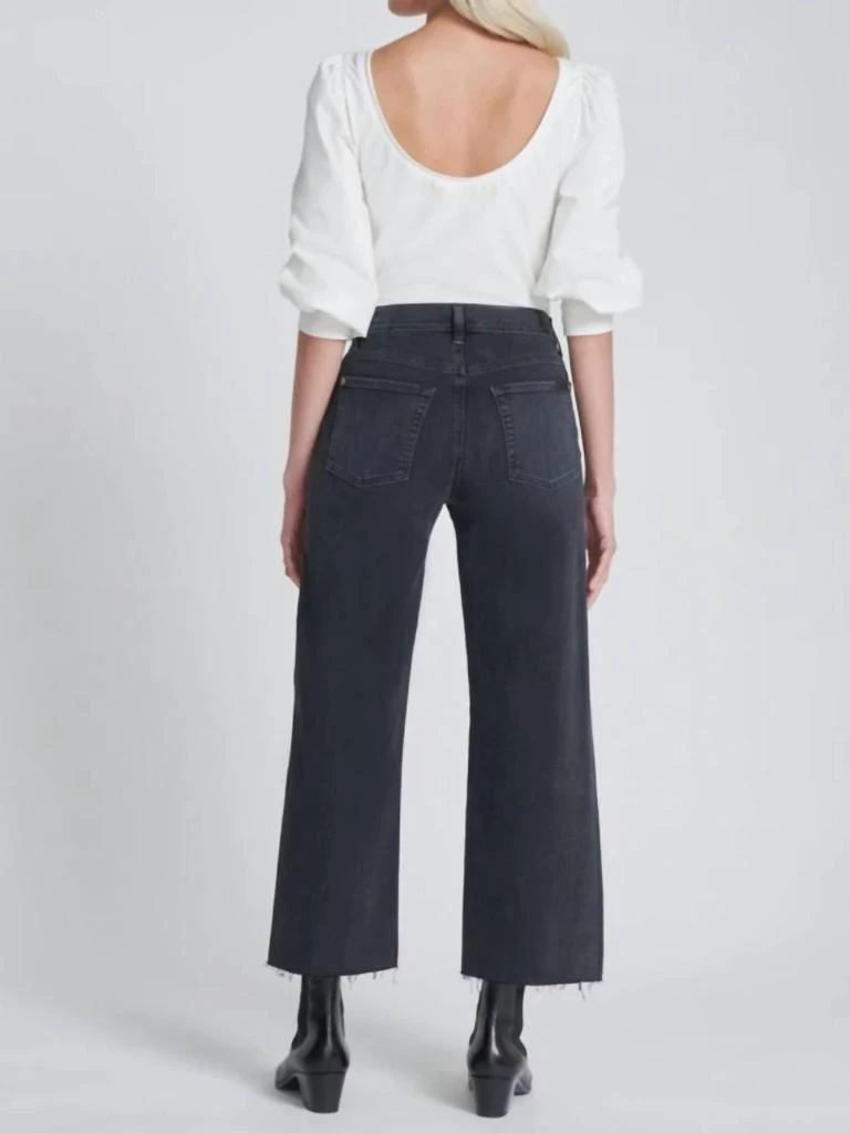 商品7 For All Mankind|Women's Cropped Alexa Jean In Night Rider,价格¥802,第3张图片详细描述