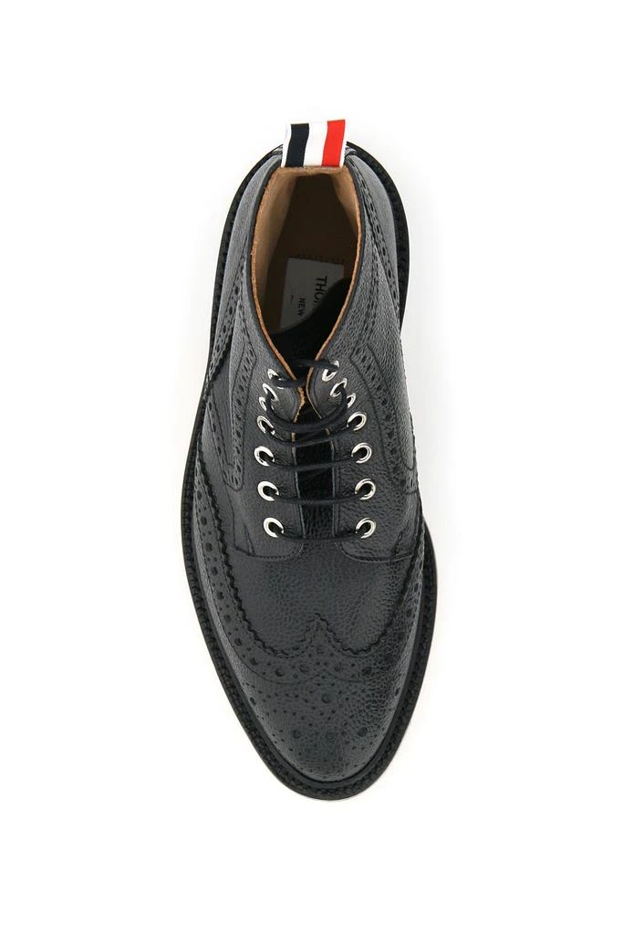 商品Thom Browne|Thom Browne Classic Wingtip Lace Up Boots,价格¥3900,第2张图片详细描述