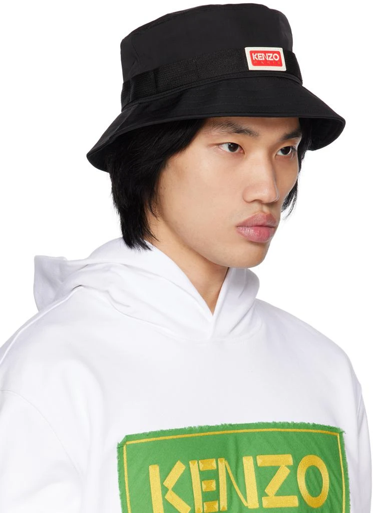 商品Kenzo|Black Kenzo Paris Jungle Bucket Hat,价格¥485,第2张图片详细描述