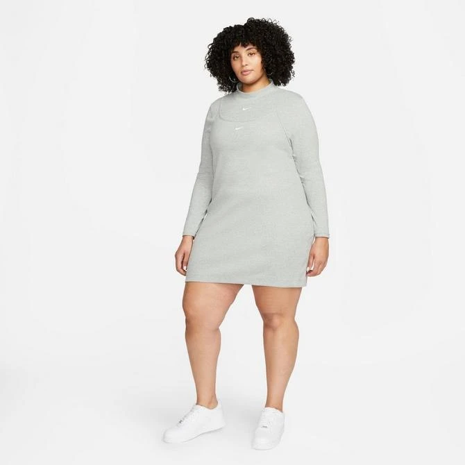 商品NIKE|Women's Nike Sportswear Essential Ribbed Dress (Plus Size),价格¥432,第2张图片详细描述