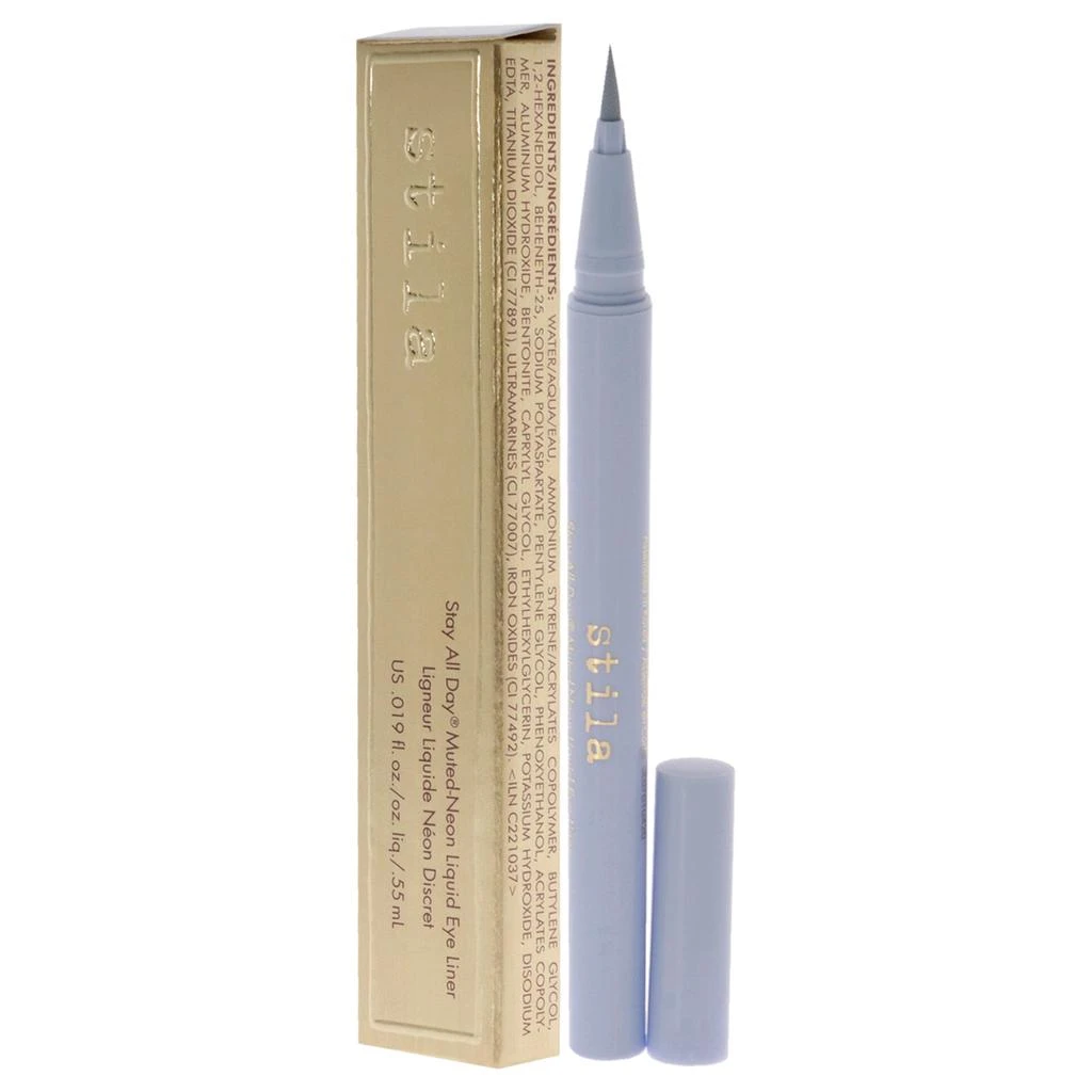 商品Stila|Stay All Day Muted-Neon Liquid Eye Liner - Blue Skies by Stila for Women - 0.019 oz Eyeliner,价格¥238,第4张图片详细描述