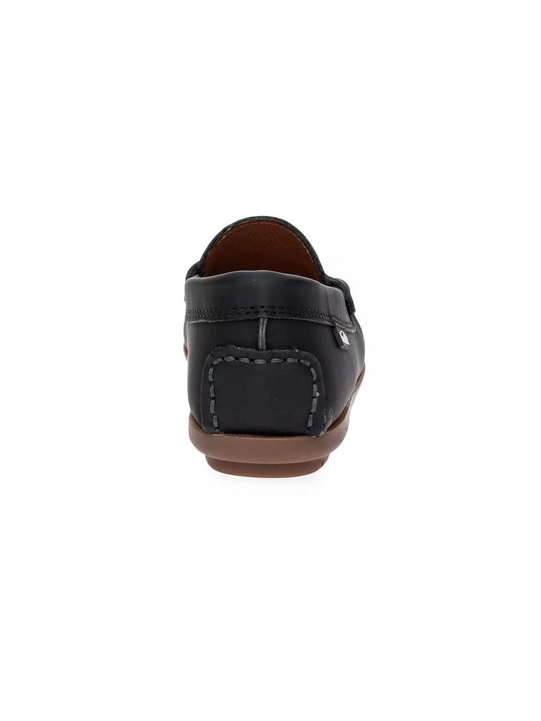 商品Venettini|Little Boy's & Boy's Rocco Leather Moccasins,价格¥393,第4张图片详细描述