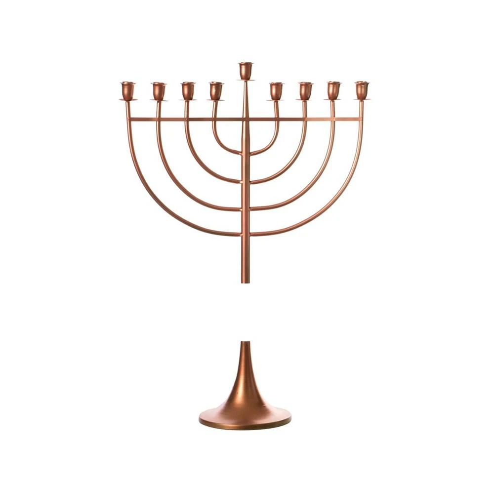 商品Vintiquewise|Modern Judaic Hanukkah Menorah 9 Branched Candelabra, Medium,价格¥2654,第3张图片详细描述