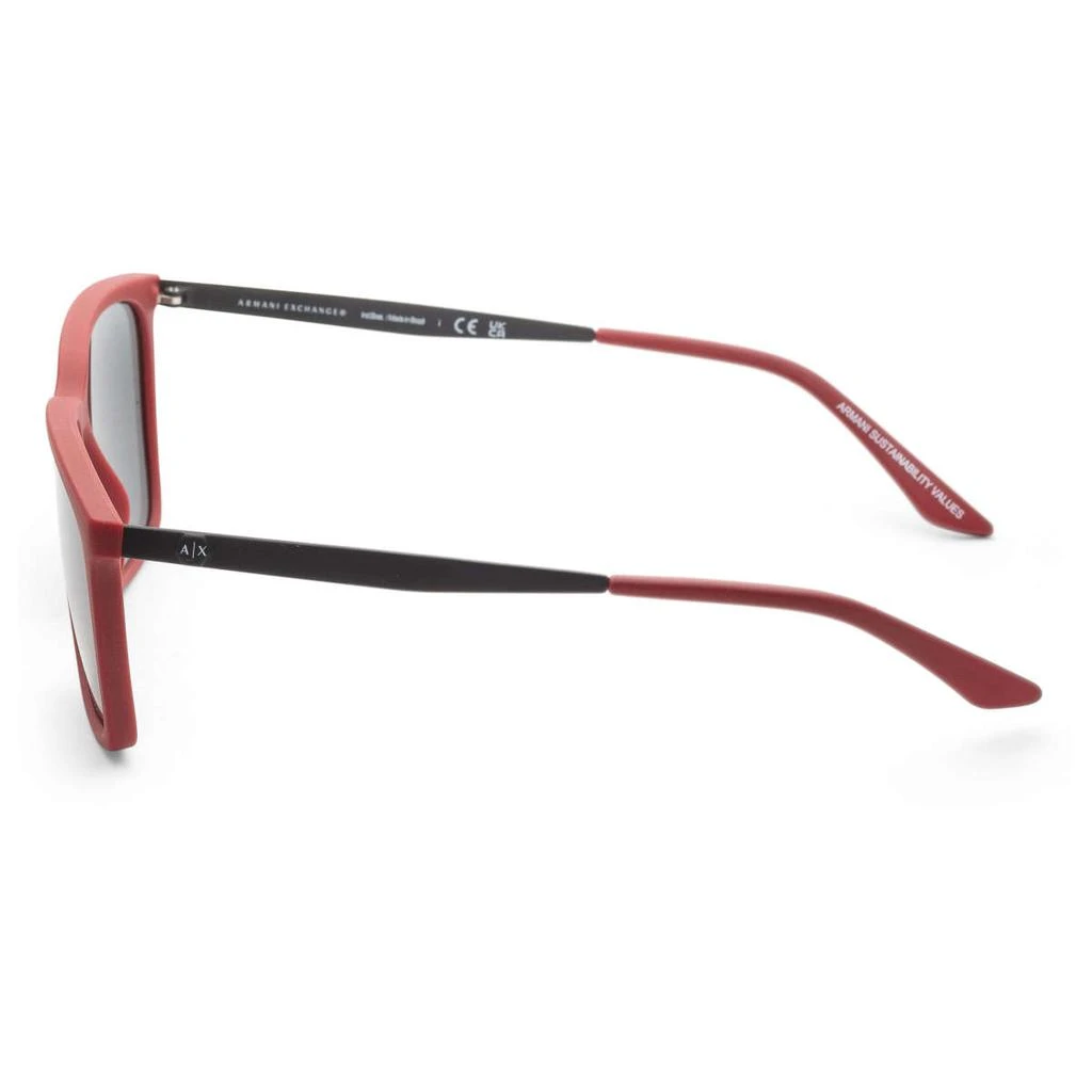 商品Armani Exchange|Armani Exchange Men's Red Rectangular Sunglasses,价格¥301,第2张图片详细描述