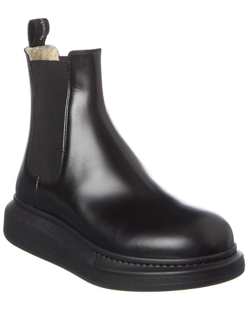 商品Alexander McQueen|Alexander McQueen Leather Boot,价格¥5938,第1张图片