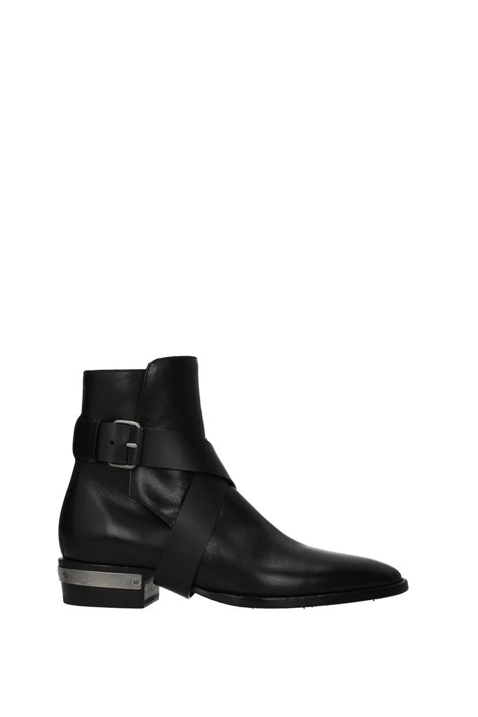 商品Balmain|Ankle Boot Leather Black,价格¥3462,第1张图片