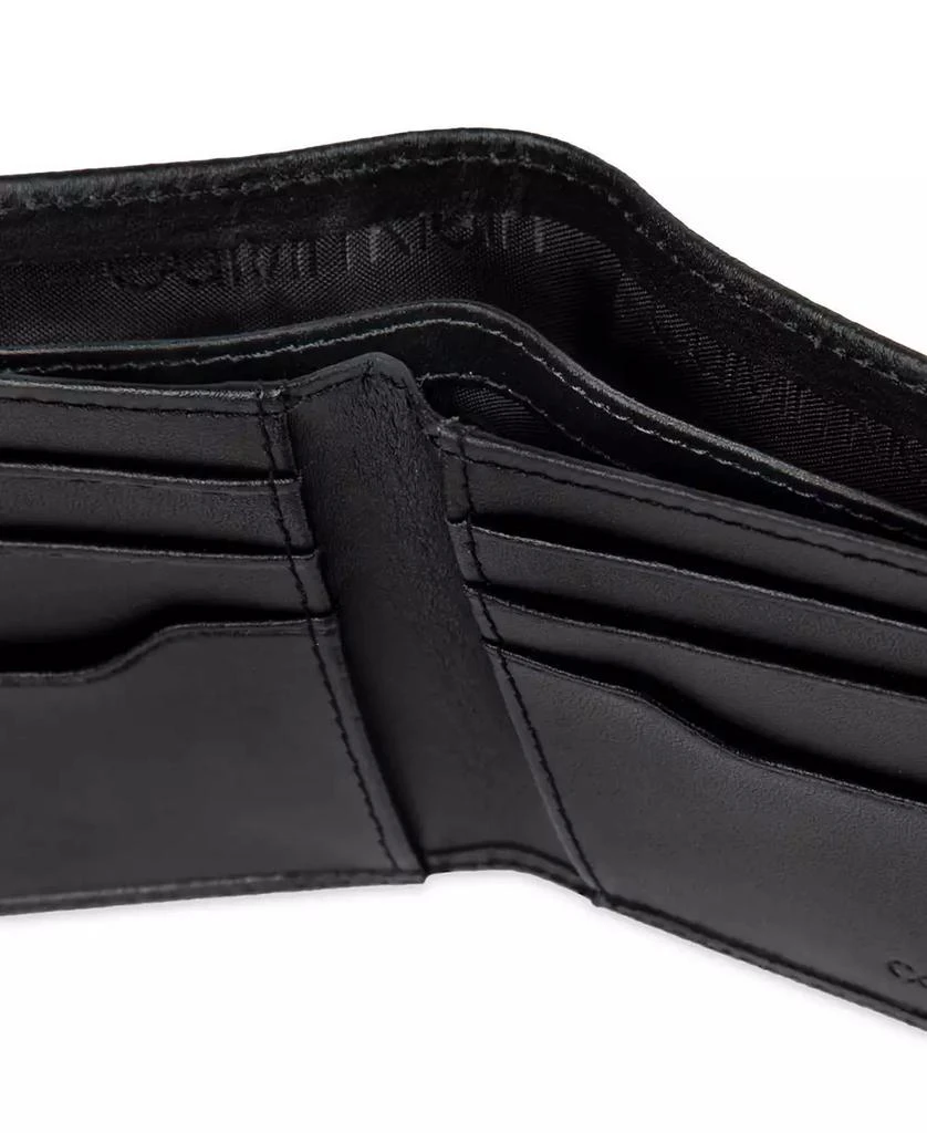 商品Calvin Klein|Men's RFID Overlapping Saffiano Slimfold Wallet,价格¥228,第5张图片详细描述