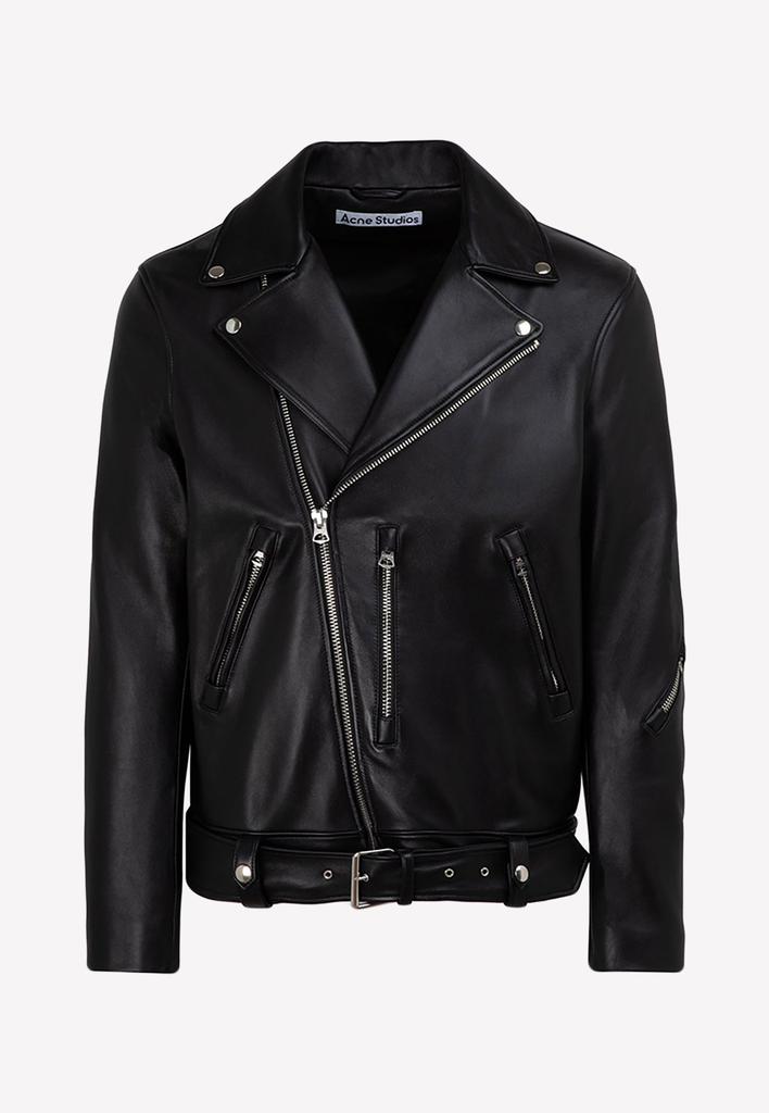 Biker Jacket in Leather商品第1张图片规格展示