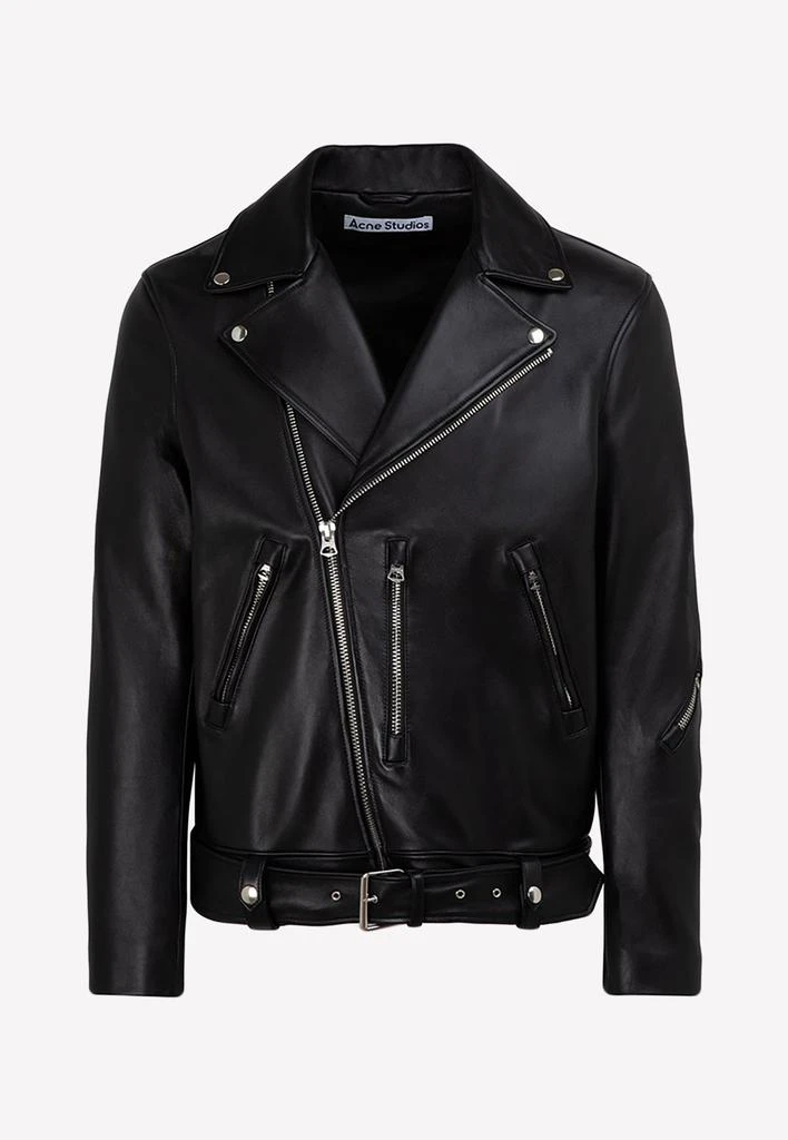 商品Acne Studios|Biker Jacket in Leather,价格¥8513,第1张图片