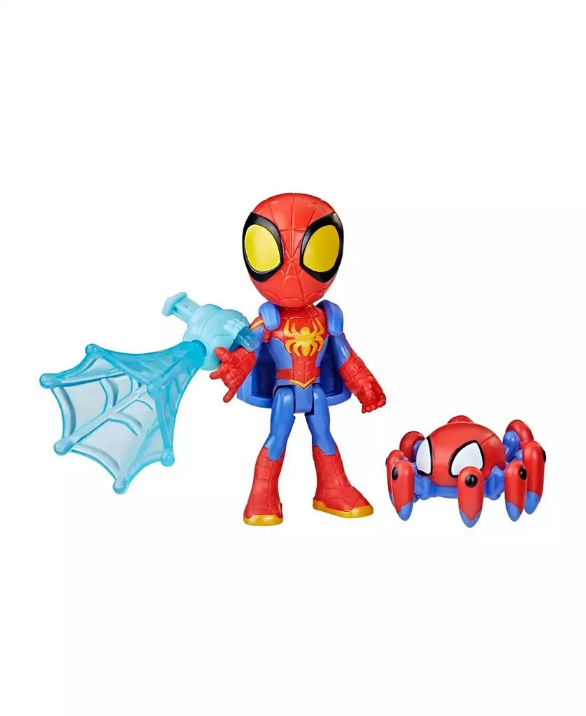 商品Spidey and His Amazing Friends|Marvel Web-Spinners, Spidey Action Figure with Accessories, Web-Spinning Accessory,价格¥68,第4张图片详细描述