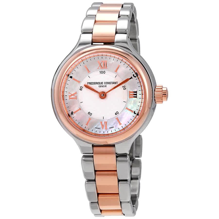 Silver Dial Ladies Two-tone Horological Smartwatch FC-281WH3ER2B商品第1张图片规格展示