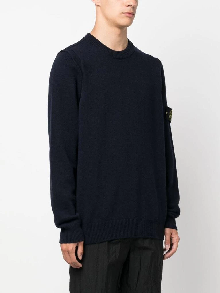 商品Stone Island|STONE ISLAND - Wool Pullover With Logo,价格¥2345,第3张图片详细描述