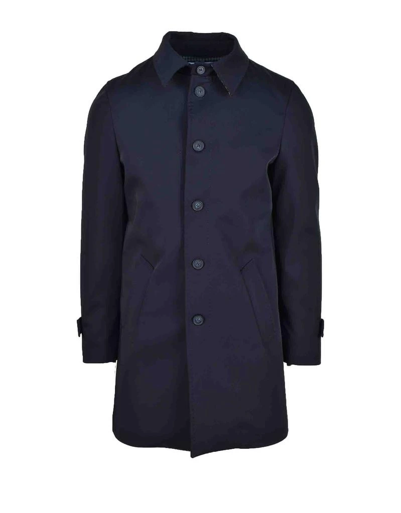 商品MASSIMO REBECCHI|Massimo Rebecchi Mens Blue Trench Coat,价格¥2809,第1张图片