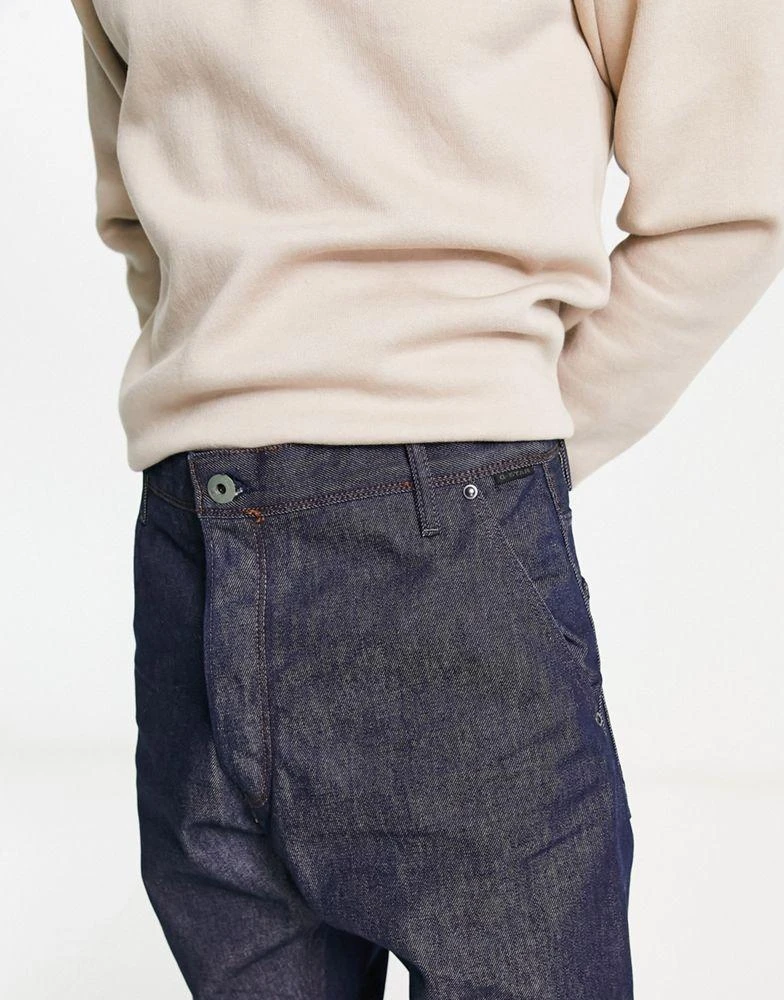 商品G-Star|G-Star Grip 3D relaxed tapered jeans in indigo blue,价格¥828,第4张图片详细描述