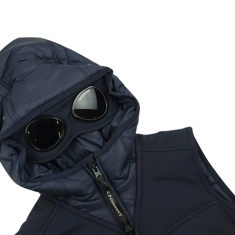 商品CP Company|Navy Hooded Lens Gilet,价格¥1067,第2张图片详细描述