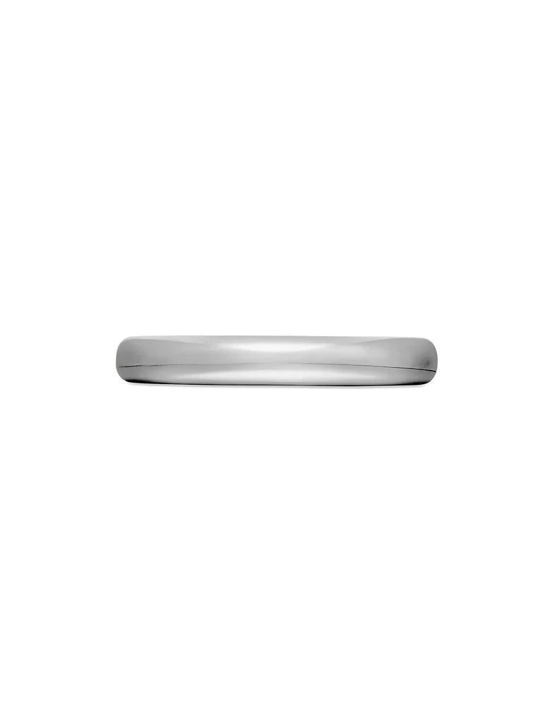 商品David Yurman|DY Classic Band Ring in 18K White Gold, 3.5mm,价格¥12421,第5张图片详细描述