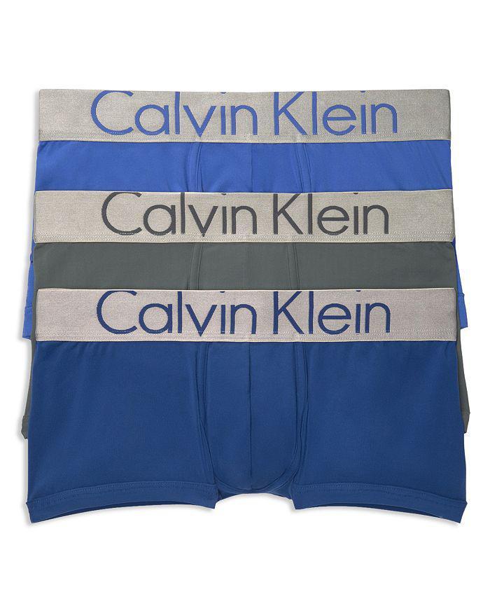 商品Calvin Klein|Steel 低腰平角内裤三件装,价格¥438,第1张图片