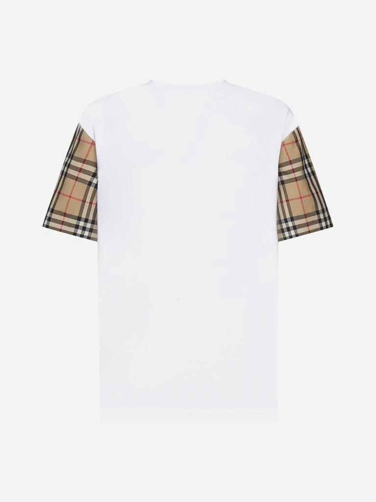 商品Burberry|Carrick check cotton t-shirt,价格¥3685,第1张图片