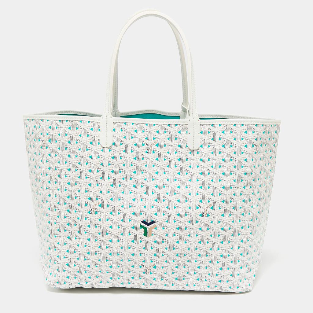 Goyard White Goyardine Coated Canvas and Leather Saint Louise Claire Voie PM Tote商品第1张图片规格展示