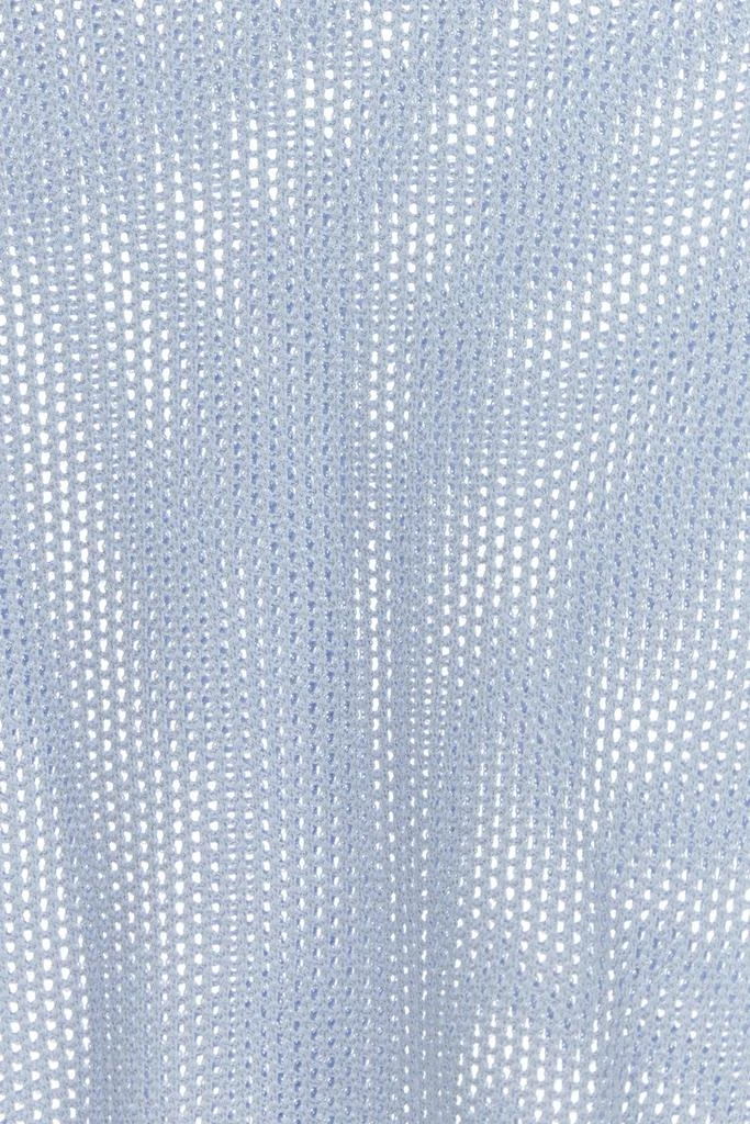 商品Prada|Powder blue silk blend polo shirt,价格¥11630,第2张图片详细描述