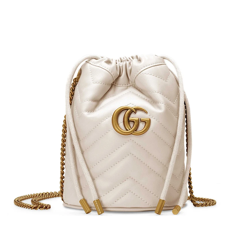 商品[国内直发] Gucci|GUCCI 白色女士单肩包 575163-DTDRT-9022,价格¥8671,第1张图片