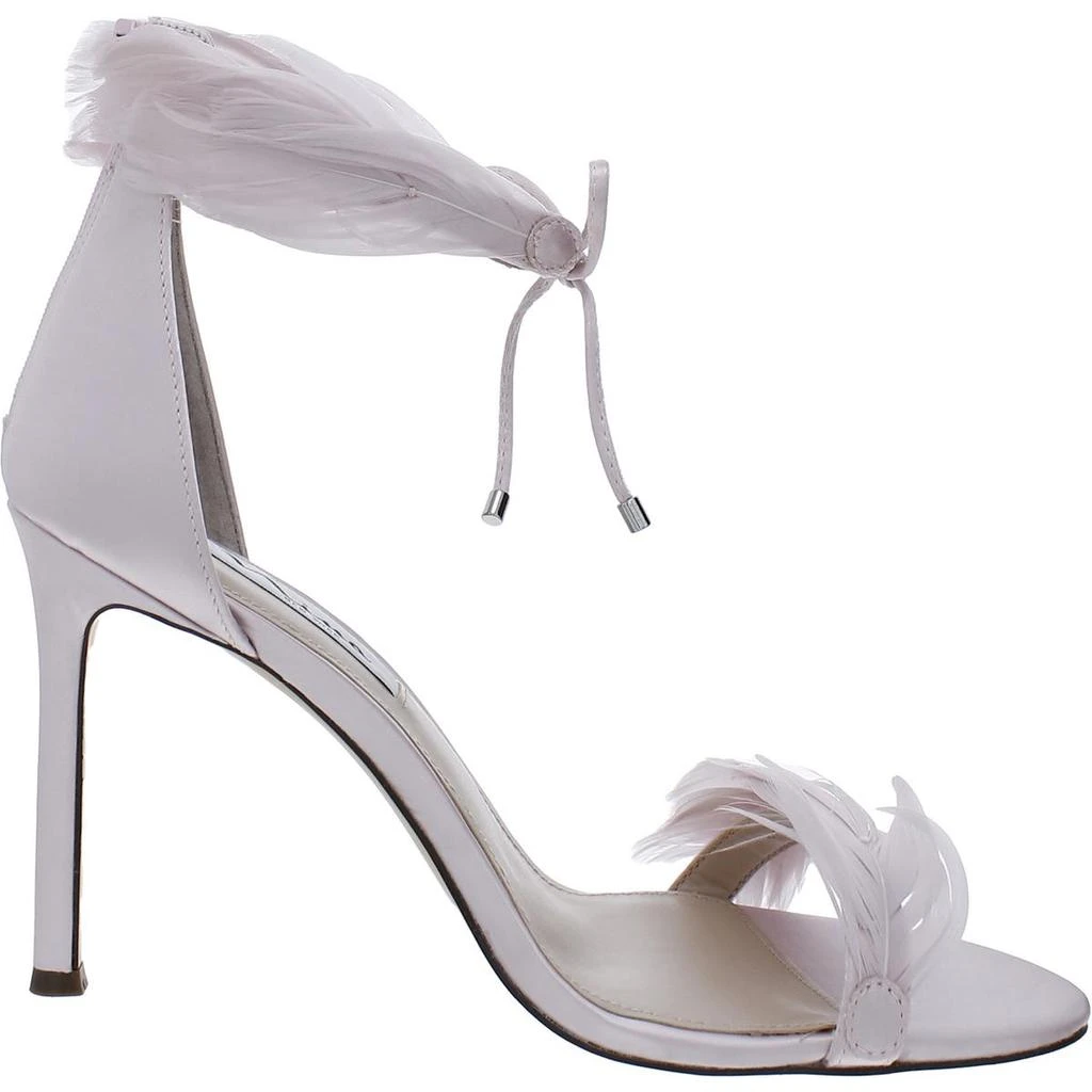 商品Nina|Nina Womens Dianne Satin Feather Heels,价格¥101,第2张图片详细描述