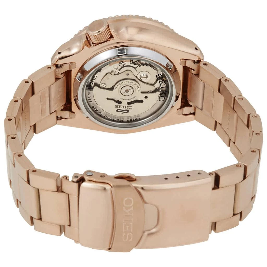 商品Seiko|5 Sports Automatic Rose Gold Dial Men's Watch SRPE72,价格¥1533,第3张图片详细描述