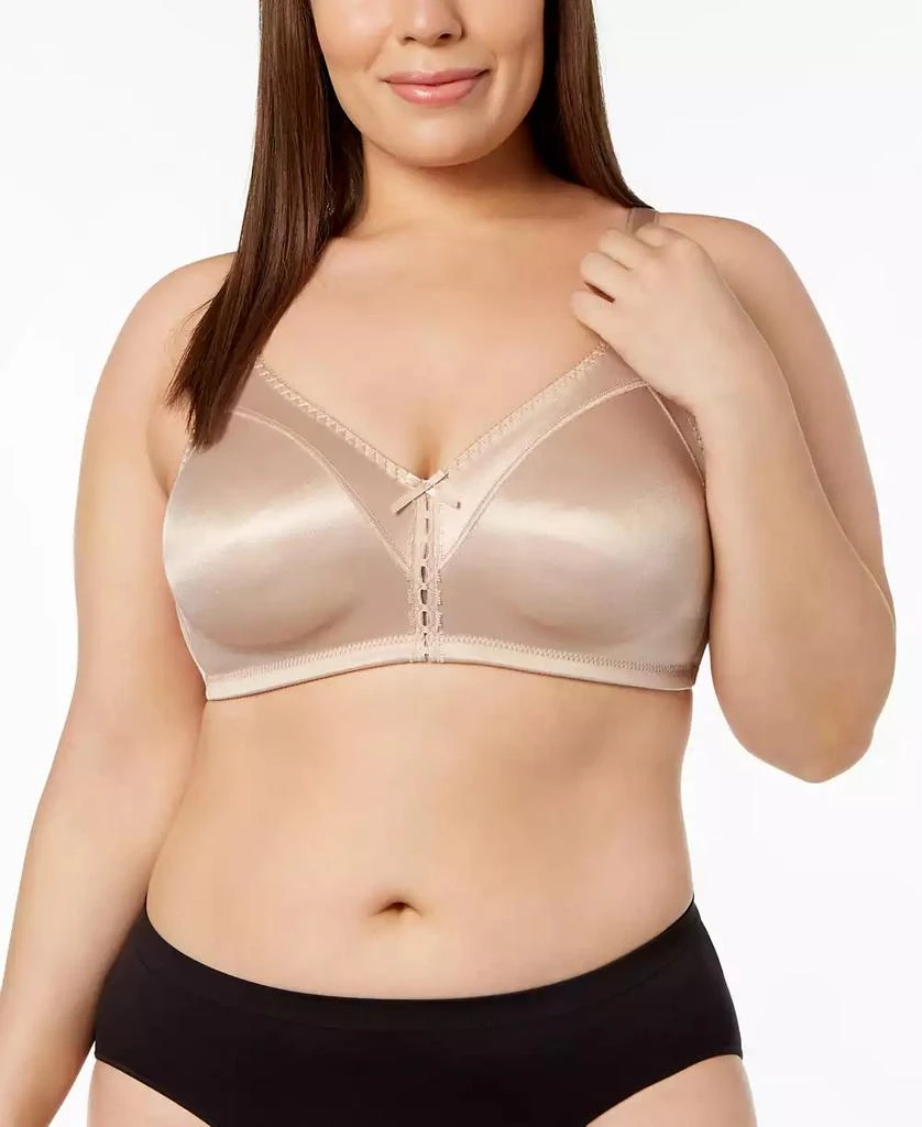商品Bali|Double Support Tailored Wireless Lace Up Front Bra 3820,价格¥326,第4张图片详细描述