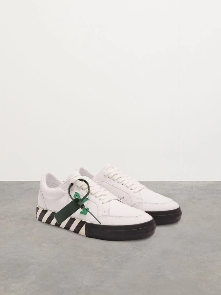 商品Off-White|OFF-WHITE Low Vucanized canvas sneakers,价格¥1553,第2张图片详细描述