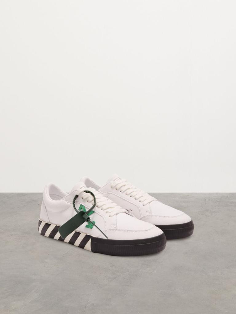 商品Off-White|OFF-WHITE Low Vucanized canvas sneakers,价格¥1524,第4张图片详细描述