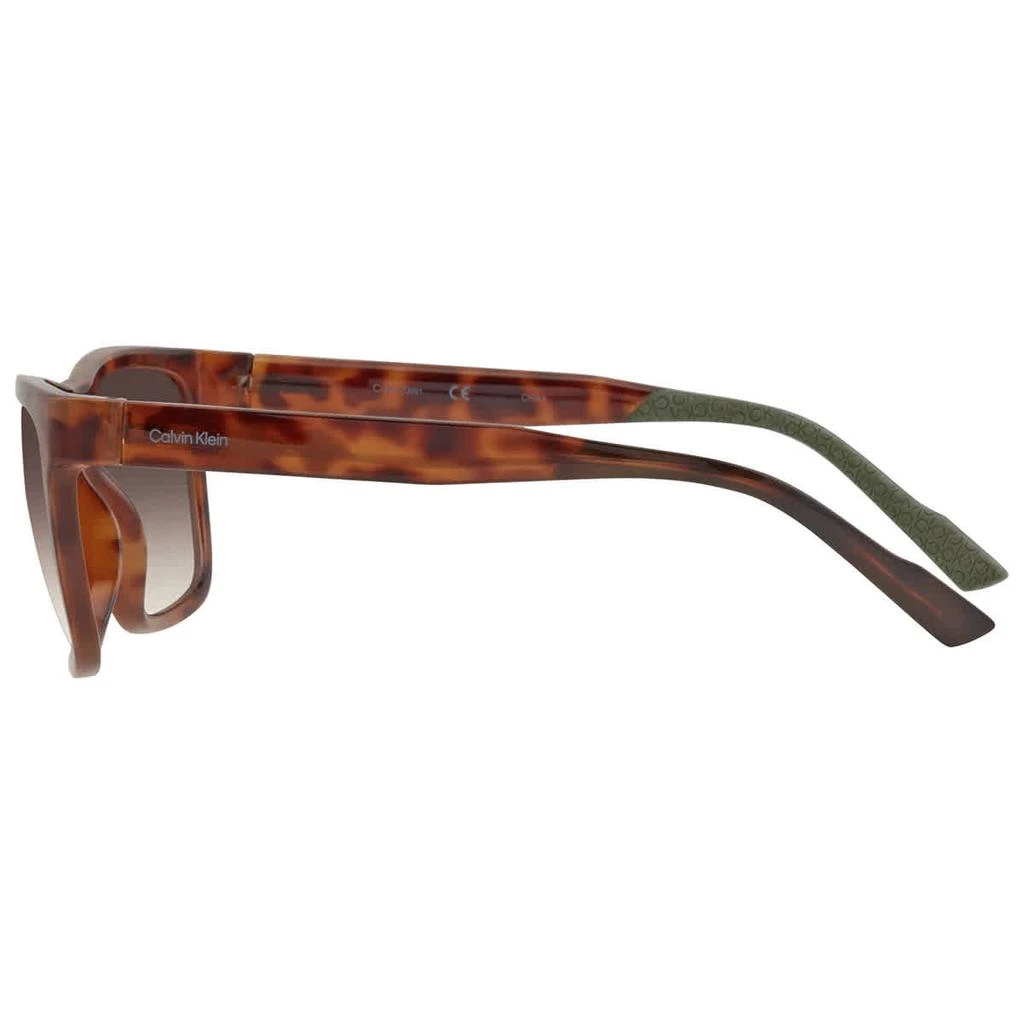 商品Calvin Klein|Calvin Klein Brown Gradient Square Mens Sunglasses CK21531S 220 58,价格¥210,第3张图片详细描述