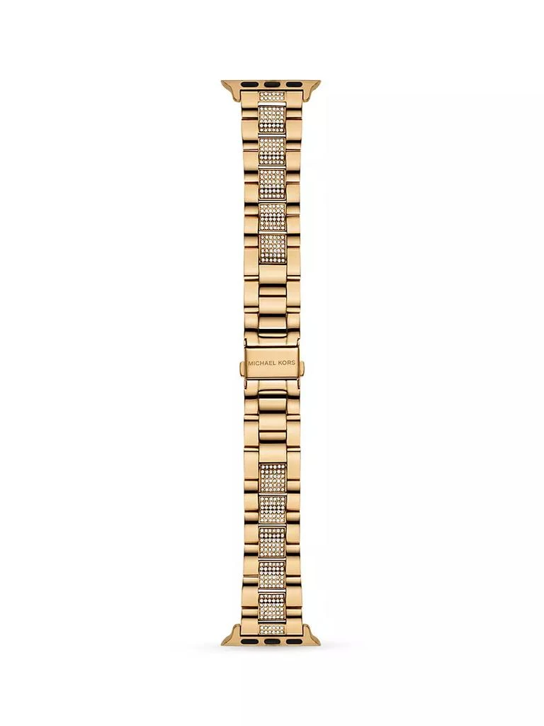 商品Michael Kors|Goldtone Stainless Steel & Crystal Apple Watch® Bracelet/38MM & 40MM,价格¥1465,第1张图片