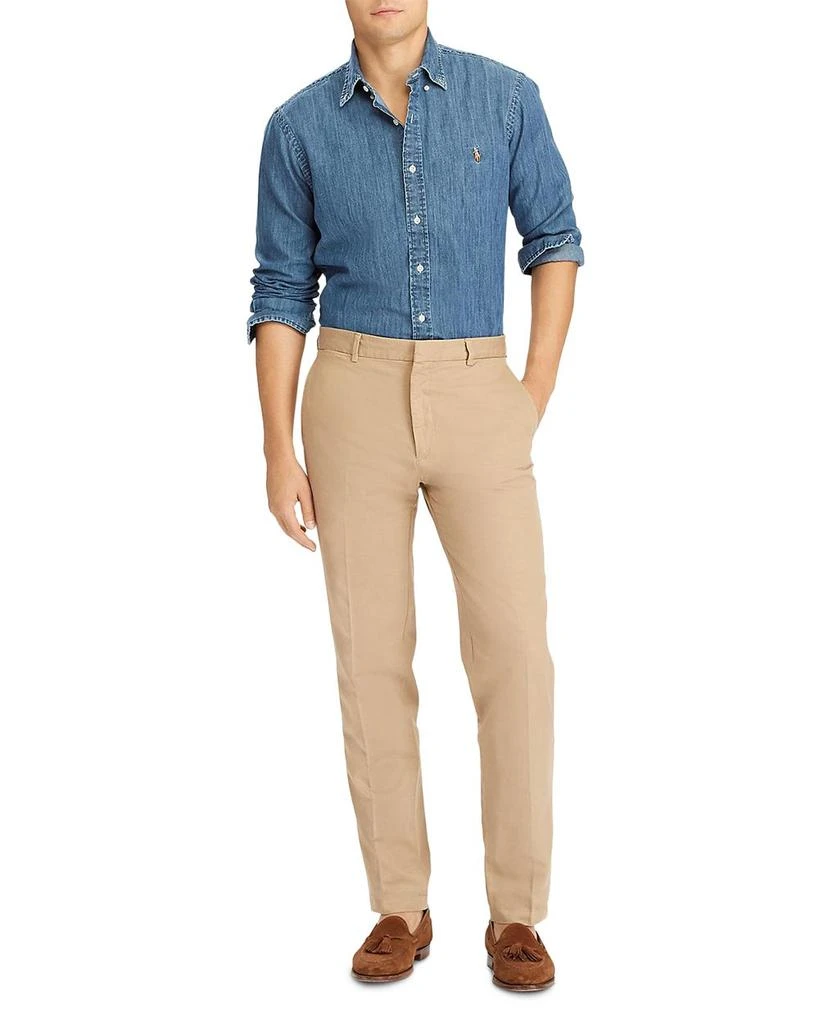 Polo Ralph Lauren Classic Fit Long Sleeve Denim Cotton Button Down Shirt 6