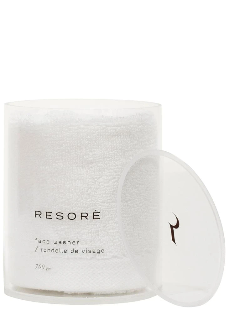商品Resorè|Wash Cloth Set of 2 with Holder - White,价格¥502,第3张图片详细描述