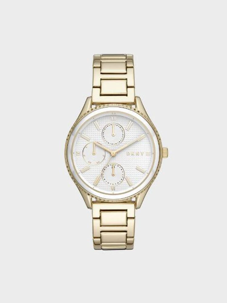 商品DKNY|Rockaway Stainless Steel Gold Watch,价格¥984,第1张图片