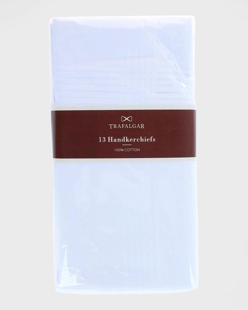 商品Trafalgar|Men's Cotton Hanky Bakers Dozen 13-Pack Handkerchiefs,价格¥230,第4张图片详细描述