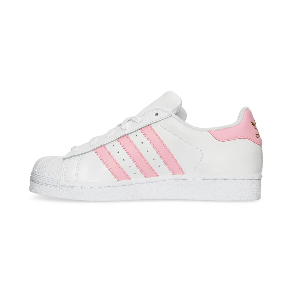 商品Adidas|Big Girls' Superstar Casual Sneakers from Finish Line,价格¥186,第4张图片详细描述