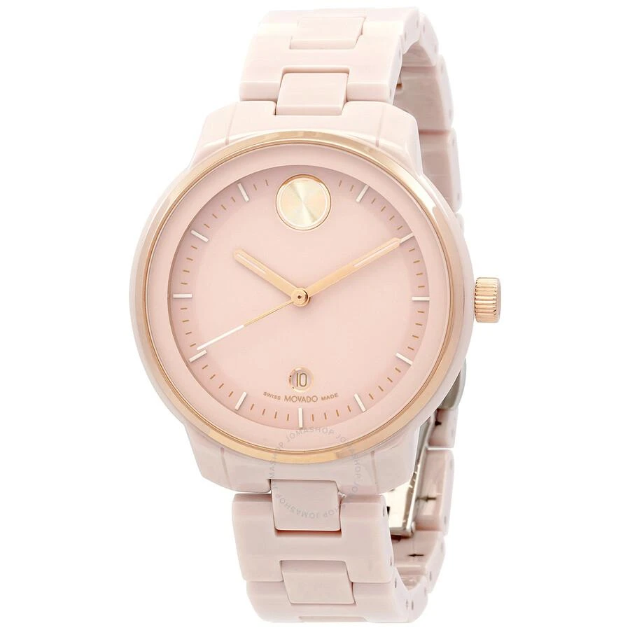 商品Movado|Bold Verso Quartz Blush Ladies Watch 3600935,价格¥3120,第1张图片