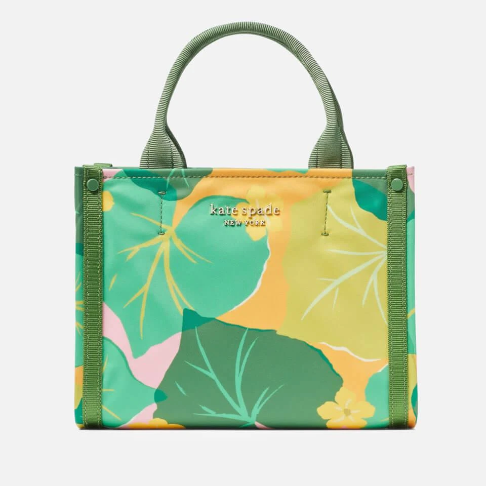 商品Kate Spade|Kate Spade New York Women's Sam The Little Better Cucumber Floral Mini Tote Bag - Multi,价格¥631,第1张图片