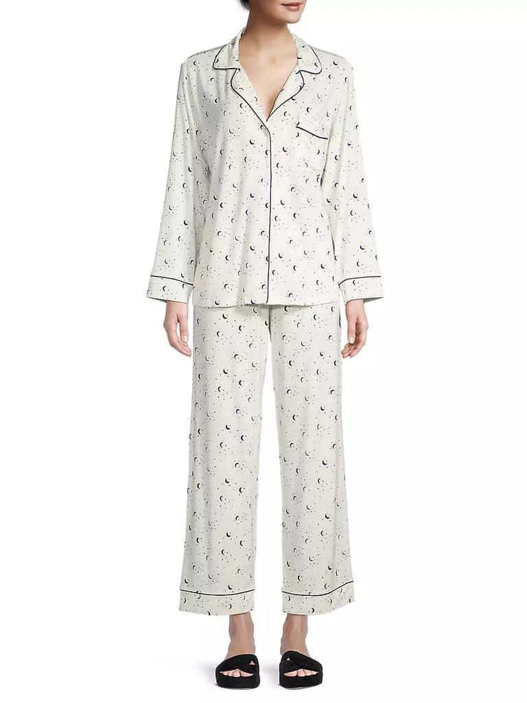 商品Eberjey|Gisele Moon-Printed Pajama Set,价格¥551,第2张图片详细描述