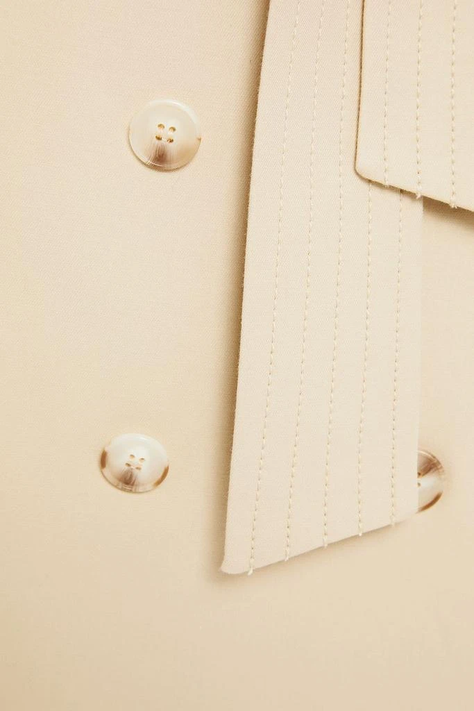 商品ba&sh|Week belted button-detailed stretch-cotton pencil skirt,价格¥623,第4张图片详细描述