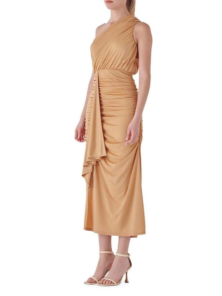 商品Endless Rose|One Shoulder Midi Dress,价格¥604,第3张图片详细描述