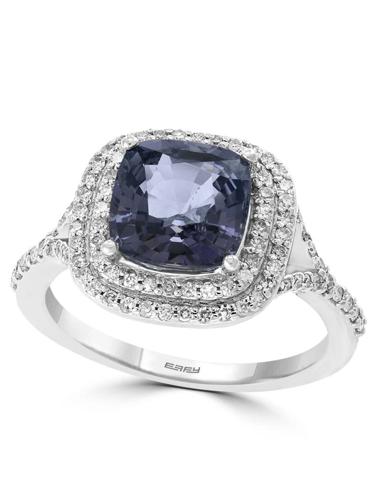 商品Effy|14K White Gold Diamond Spinel Ring,价格¥10973,第1张图片