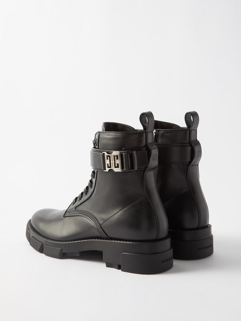 Terra 4G-buckled leather boots商品第6张图片规格展示