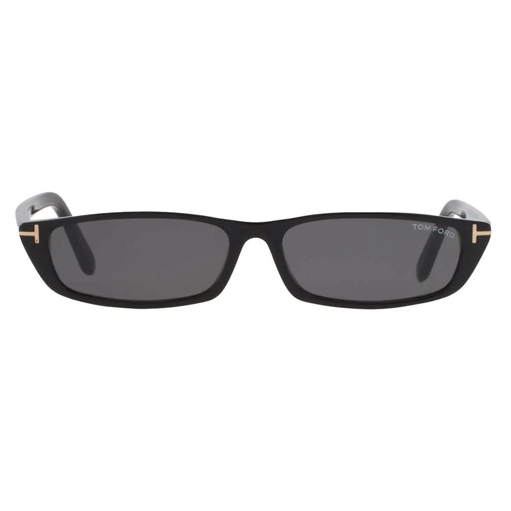 商品Tom Ford|Alejandro Smoke Rectangular Unisex Sunglasses FT1058 01A 59,价格¥1391,第1张图片