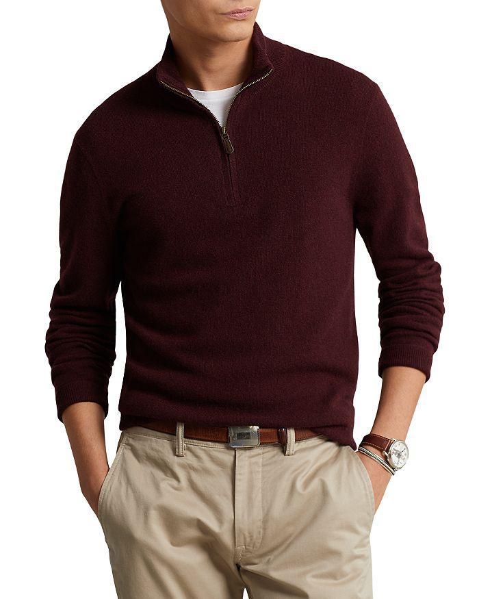 商品Ralph Lauren|Wool Quarter-Zip Pullover,价格¥1383,第1张图片