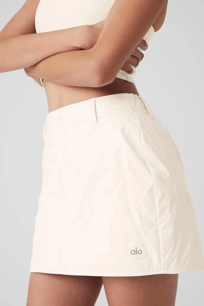 商品Alo|Snomoto Puffer Mini Skirt - Ivory,价格¥846,第4张图片详细描述