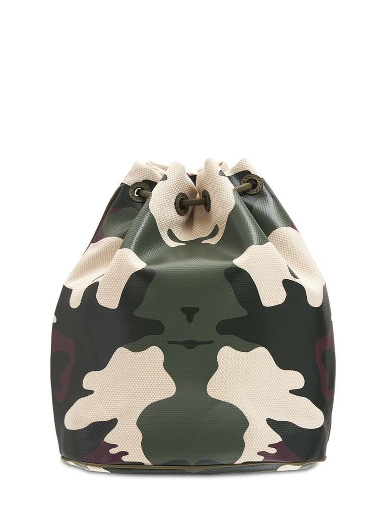 商品Burberry|Phoebe Cotton & Leather Camouflage Pouch,价格¥4339,第7张图片详细描述