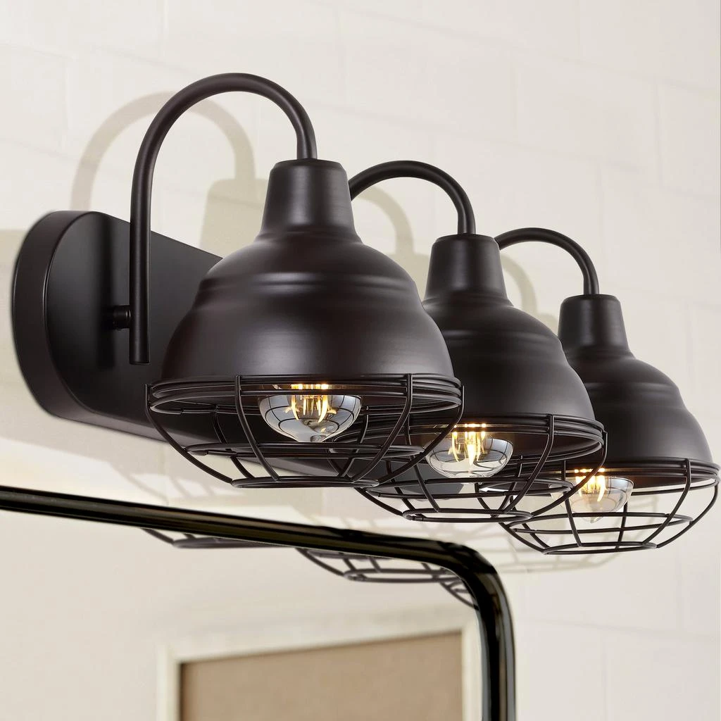 Levi 24.5" 3-Light Industrial Farmhouse Iron LED Vanity 商品